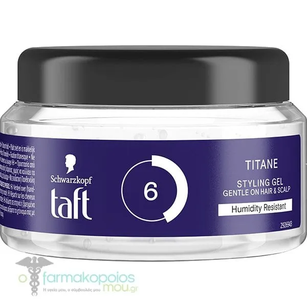 Schwarzkopf Taft Titane 6 Hair Styling Gel, 250ml