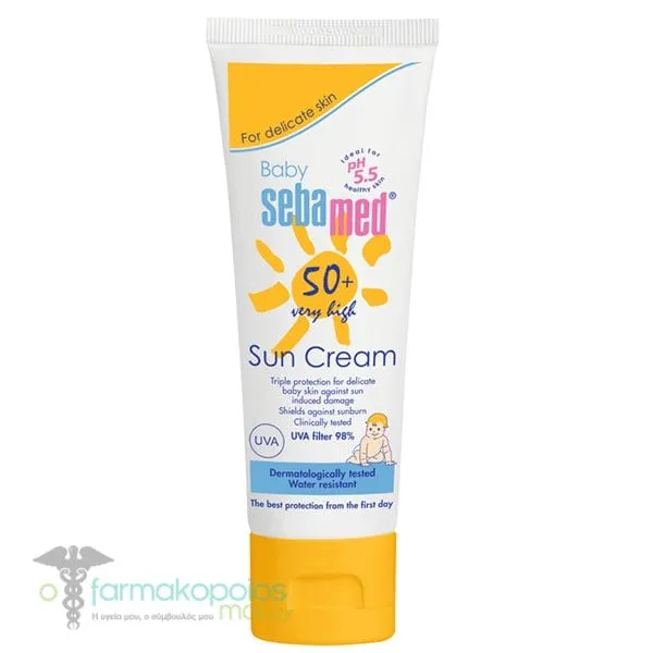 Sebamed Baby Multi Protect Αντιηλιακή Kρέμα Προσώπου SPF50+, 75ml