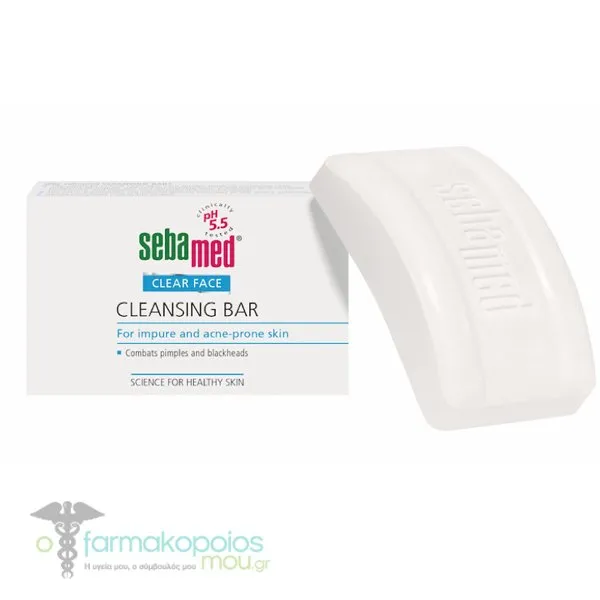 Sebamed Clear Face Cleansing Bar for Oily/Acne-Prone Skin, 100g