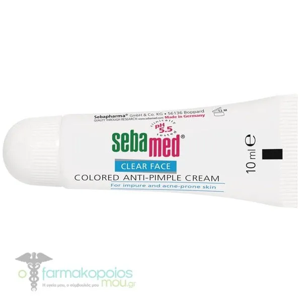 Sebamed Clear Face Colored Anti-pimple Cream, 10ml