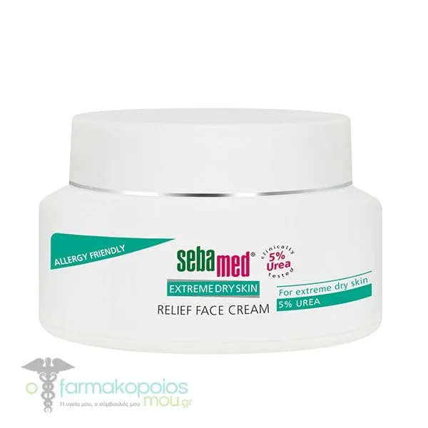 Sebamed Extreme Dry Skin Relief Face Cream 5% Urea, 50ml
