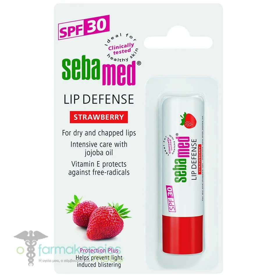 Sebamed Lip Defence Strawberry SPF30, 4.8g