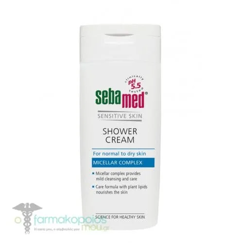 Sebamed Shower Cream Κρεμώδες Αφρόλουτρο για Ξηρό & Αφυδατωμένο Δέρμα, 200ml