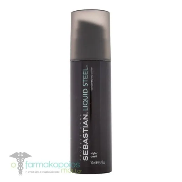 Sebastian Professional Liquid Steel Strong Hold Hair Gel, 140ml