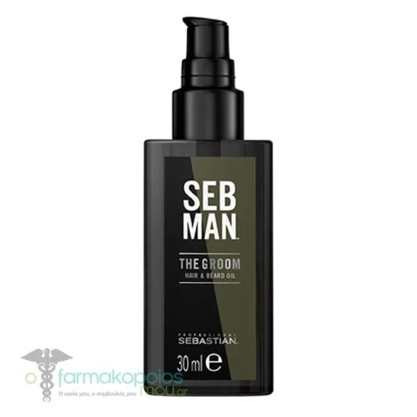 Sebastian Professional Seb Man The Groom Hair & Beard Oil, 30ml