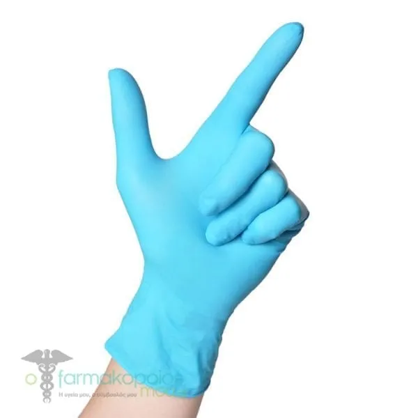 Semperguard Nitrile Sapphire Blue Γάντια Νιτριλίου Χωρίς Πούδρα, 100τεμ.