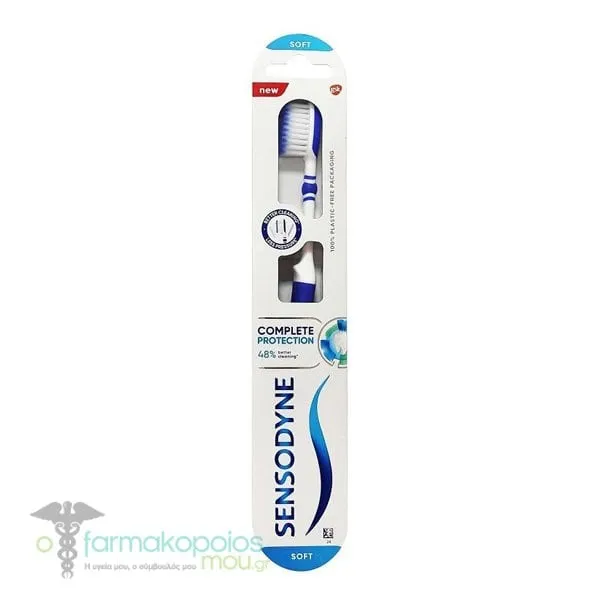 Sensodyne Complete Protection Soft Toothbrush Μαλακή Οδοντόβουρτσα, 1 τεμ. - μπλε