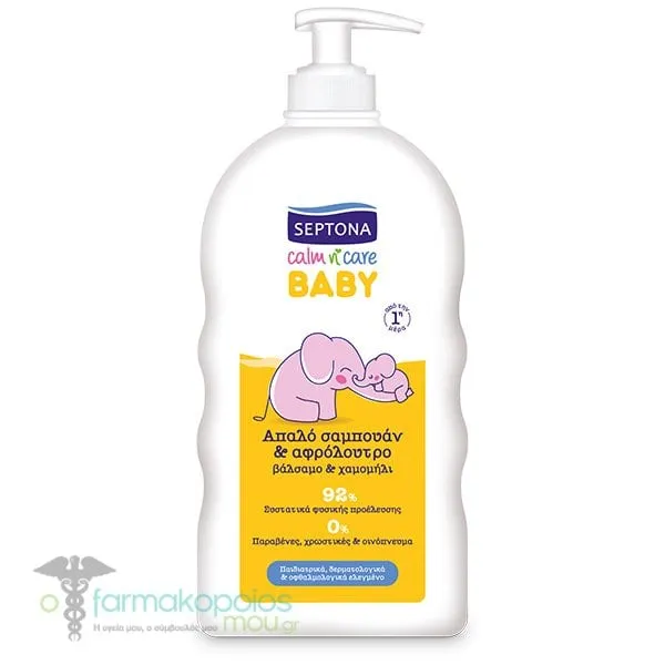 Septona Baby Calm n' Care Shampoo & Bubble Bath with Hypericum & Chamomile, 500ml