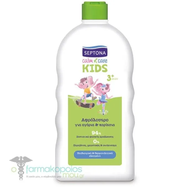 Septona Calm n' Care Kids Bubble Bath for Girls & Boys, 750ml