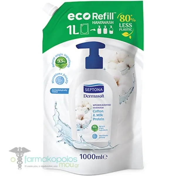 Septona Dermasoft Cotton & Milk Protein, 1000ml