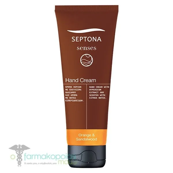 Septona Senses Hand Cream Orange & Sandalwood, 75ml