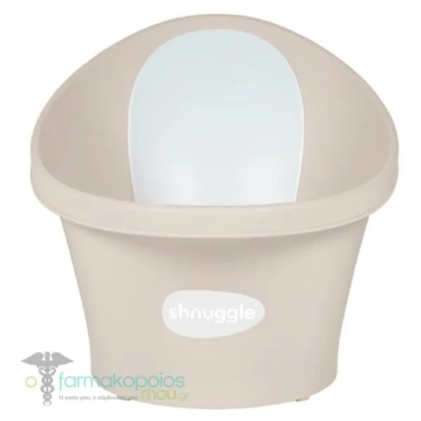 Shnuggle Baby Bath Μπανάκι Μωρού για Ηλικίες 0-12 Μηνών, 1τεμ - Taupe