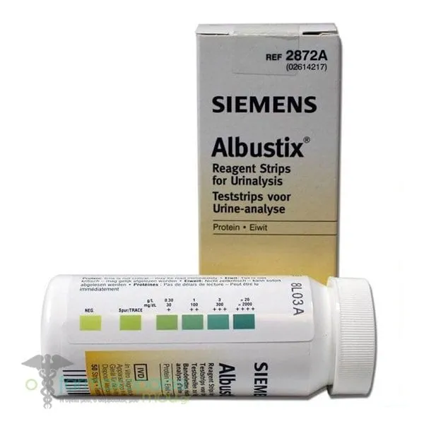 Siemens Albustix Urine Strips, 50pcs