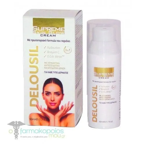 Delousil Supreme Skin Glow Cream 24-hours, 50ml