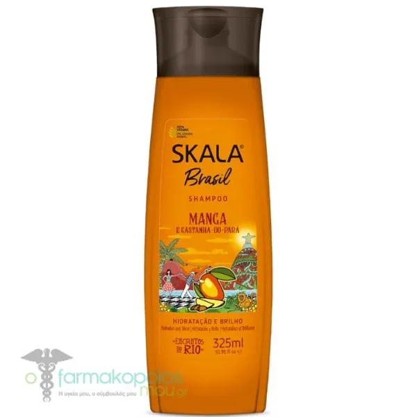 Skala Brasil Mango &amp; Brazil Nut Shampoo Σαμπουάν για Ενυδάτωση &amp; Λάμψη, 325ml