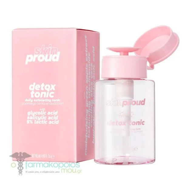 Skin Proud Detox Tonic Daily Exfoliating Tonic, 145ml