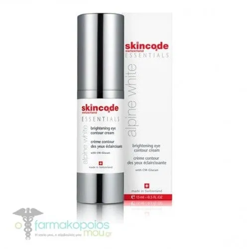 Skincode Essentials Alpine White Brightening Eye Contour Cream, 15ml