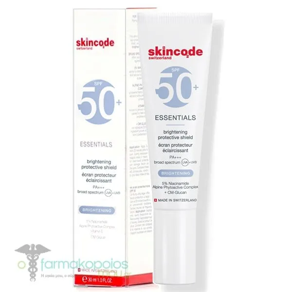 Skincode Essentials Brightening Protective Shield SPF50+, 30ml