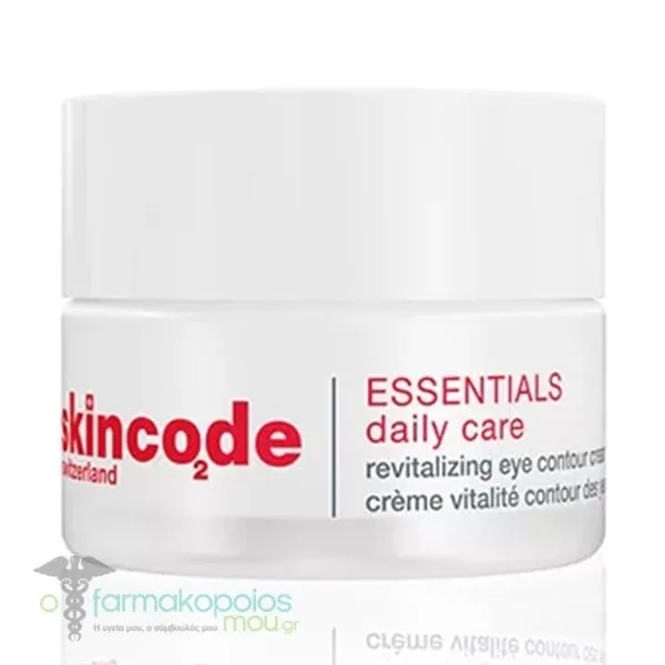 Skincode Essentials Revitalizing Ενυδατική & Αντιρυτιδική Κρέμα Ματιών, 15ml