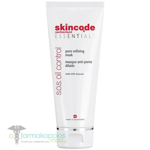 Skincode Essentials S.O.S Oil Control Pore Refining Mask, 75ml