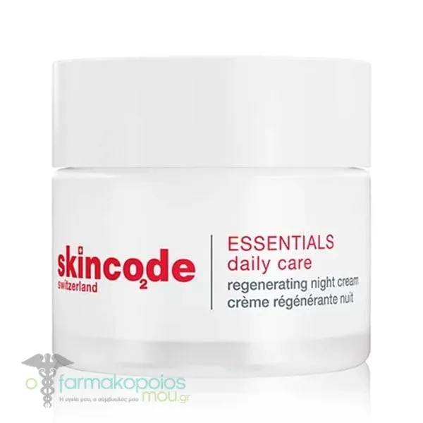 Skincode Regenerating Night Cream Ενυδατική Κρέμα Νύχτας για Αναδόμηση, 50ml