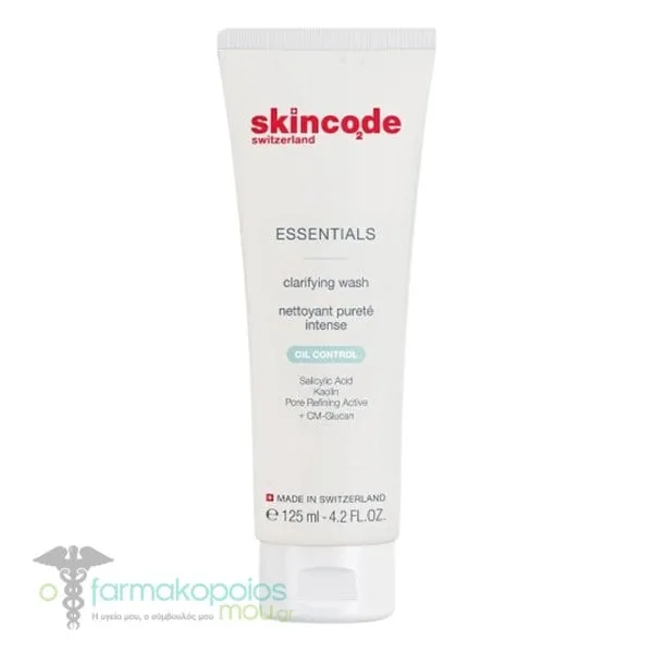 Skincode S.O.S Oil Control Clarifying Wash Απαλό Καθαριστικό για Λιπαρό Δέρμα, 125ml