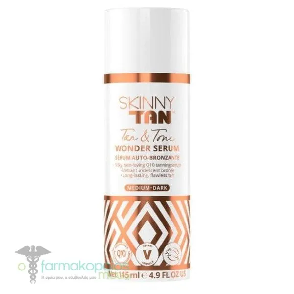 Skinny Tan Tan & Tone Wonder Serum Gradual Tanner,  200ml