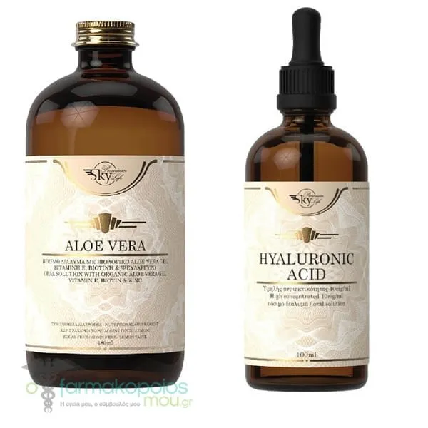 Sky Premium Life Promo Pack with Aloe Vera, 480ml & Hyaluronic Acid, 100ml, 1set