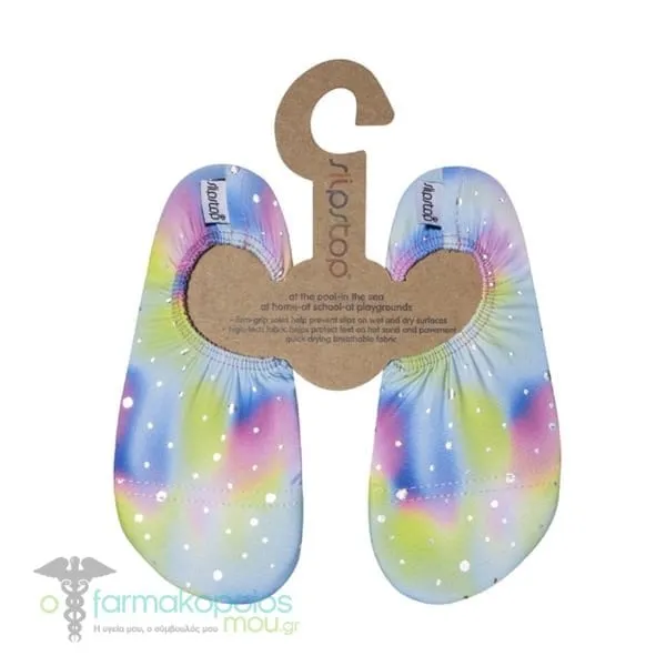 Slipstop Rainbow Wave Junior Set Anti-Slip Shoes for Kids, 1 pair