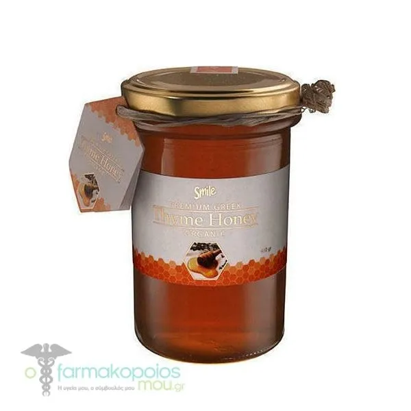 Smile Βιολογικό Θυμαρίσιο Μέλι, 410gr