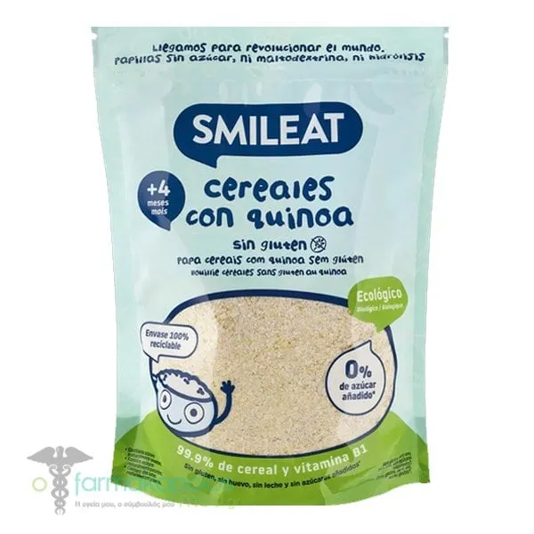Smileat Baby Cream with Quinoa 4m+, 200g