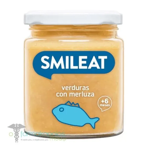 Smileat Baby Meal with Vegetables & Cod 6m+, 230g