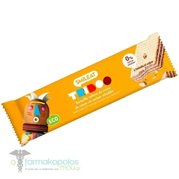Smileat Triboo Wafer with Cocoa Cream Filling, 30gr