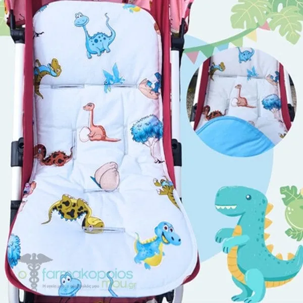 So Sweet Line 2 Sided Cover Blue Dinosaurs, 1pc