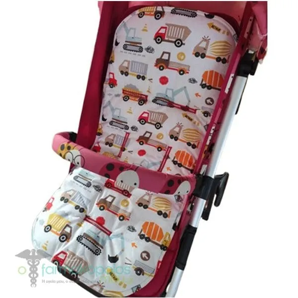 So Sweet Line 2 Sided Cover Red Vehicles, 1pc