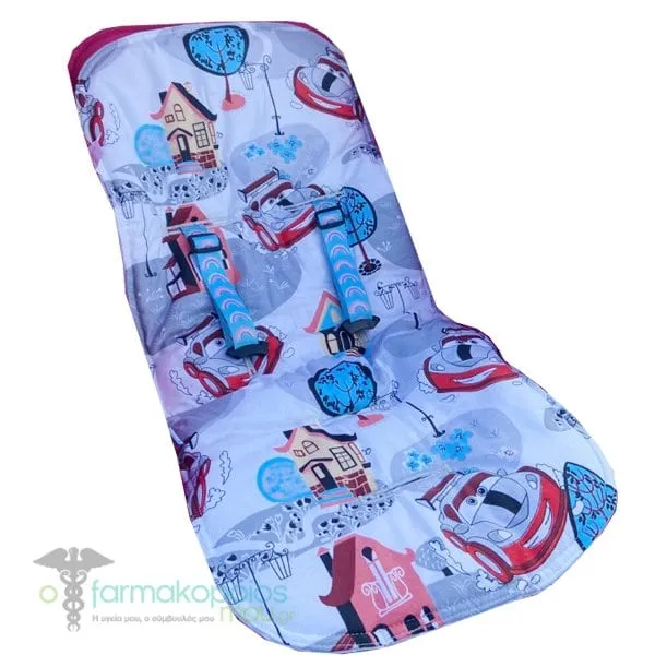 So Sweet Line (SL700032) 2 Sided Cover Lightning McQueen / Gray Dots, 1pc