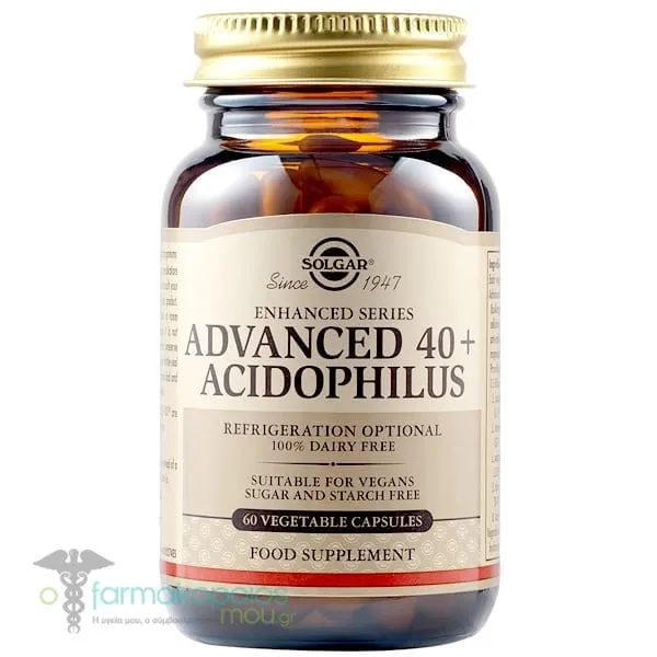 Solgar Advanced 40+ Acidophilus, 60veg.caps