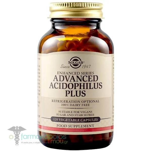 Solgar Advanced Acidophilus Plus, 120veg.caps