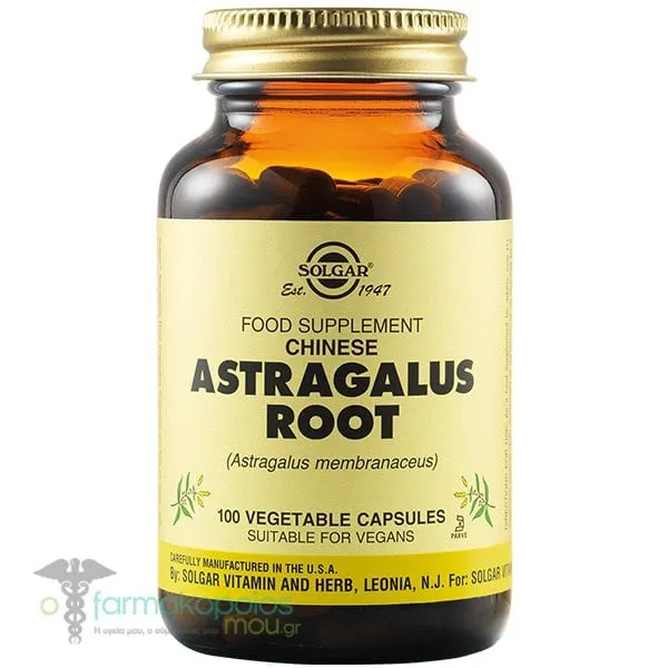 Solgar Astragalus Root, 100vcaps
