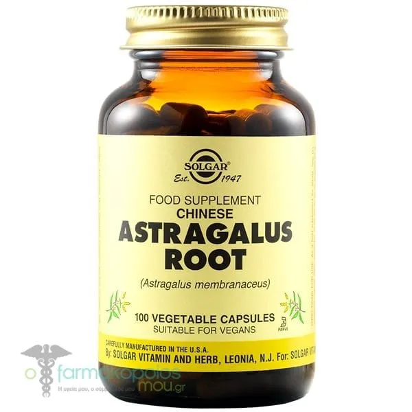 Solgar Astragalus Root, 100veg.caps