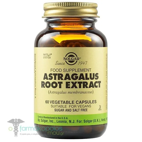 Solgar Astragalus Root Extract, 60veg.caps