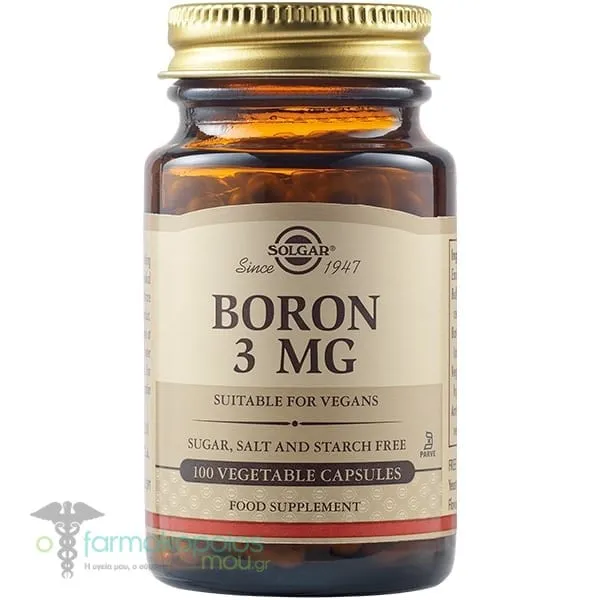 Solgar Boron 3mg, 100vcaps