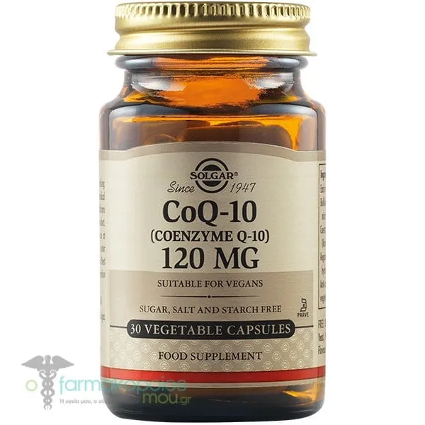 Solgar Coenzyme Q-10 120mg, 30vcaps