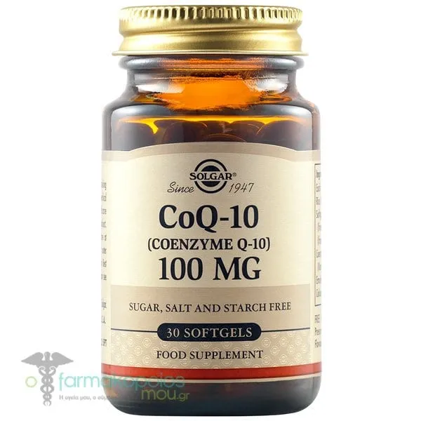 Solgar Coenzyme Q10 100mg, 30softgels