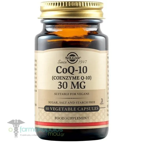 Solgar Coenzyme Q10 30mg, 30veg.caps