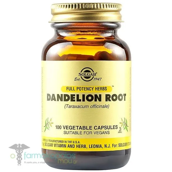 Solgar Dandelion Root, 100veg.caps