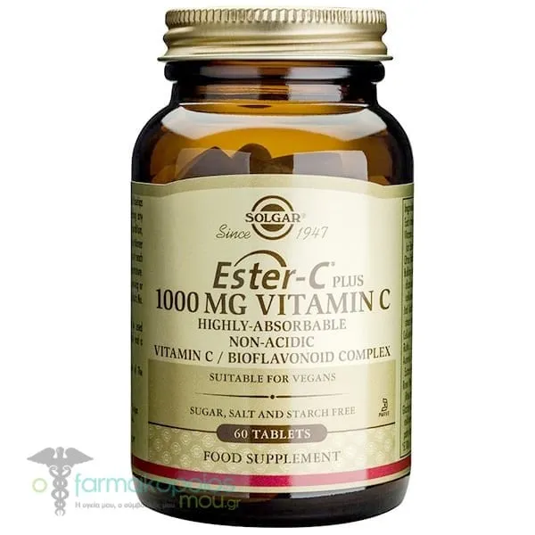 Solgar Ester-C Plus 1000mg Vitamin C, 60tabs