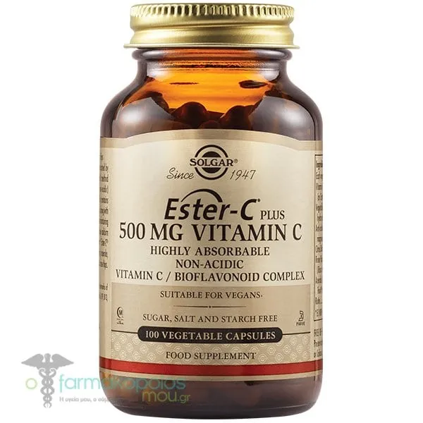 Solgar Ester-C Plus 500mg Vitamin C, 100vcaps