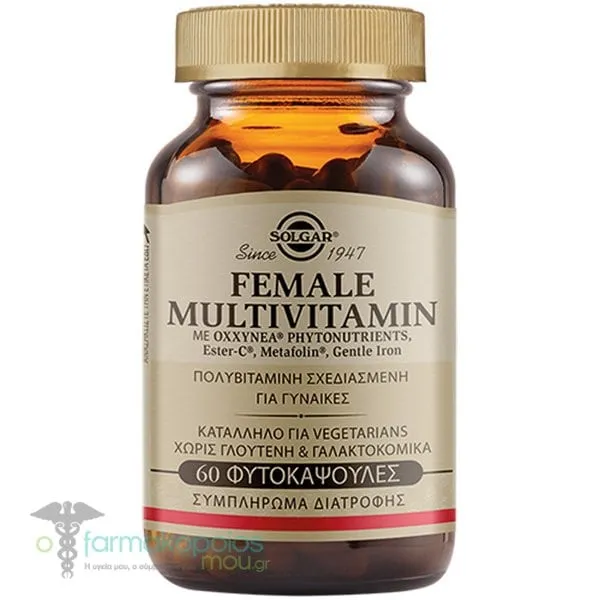 Solgar Female Multivitamin, 60v.caps