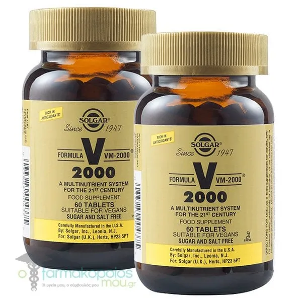 Solgar Formula VM-2000, 2x60tabs